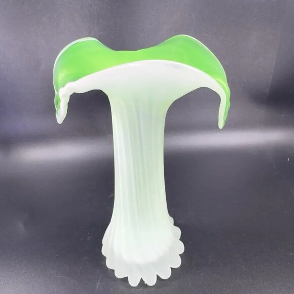 Glass Vase vintage 1970s